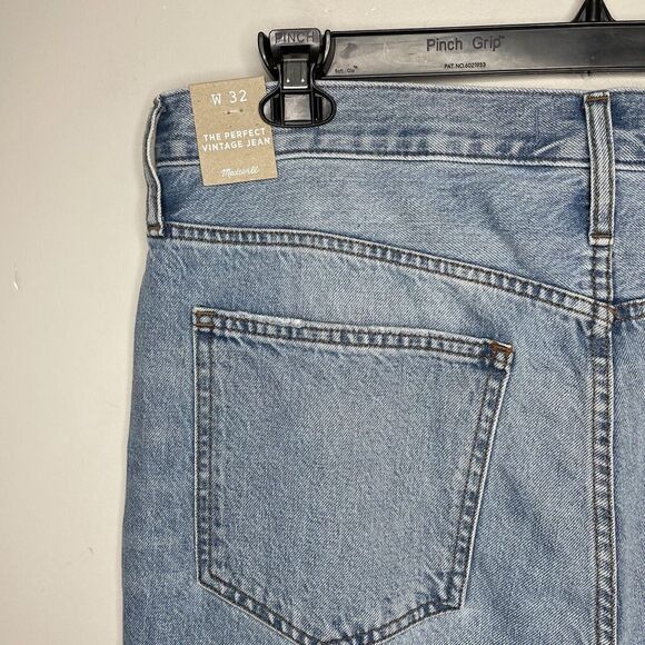 MADEWELL Womens The Perfect Vintage Jeans NEW Destroyed ND507 Cooper Wash Sz 32 - Picture 7 of 12